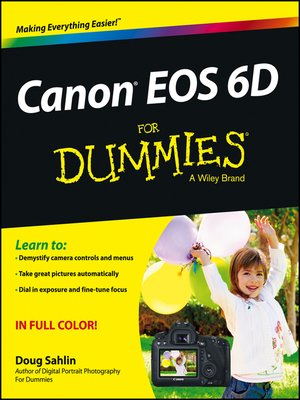 cover image of Canon EOS 6D For Dummies